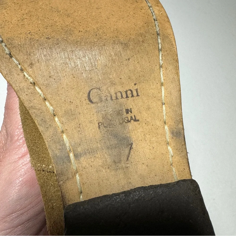 Ganni Suede Western Boots